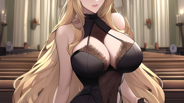 The Temptation of the Blonde in Fishnets