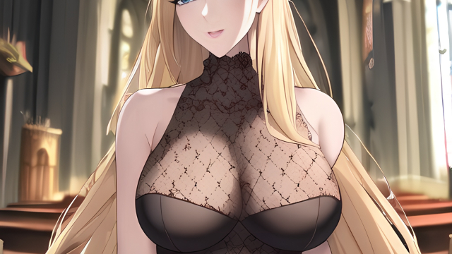 The Temptation of the Long-Haired Blonde in Fishnet