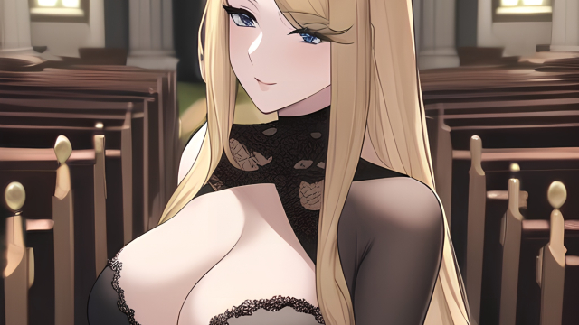 The Temptation of the Nude Blonde