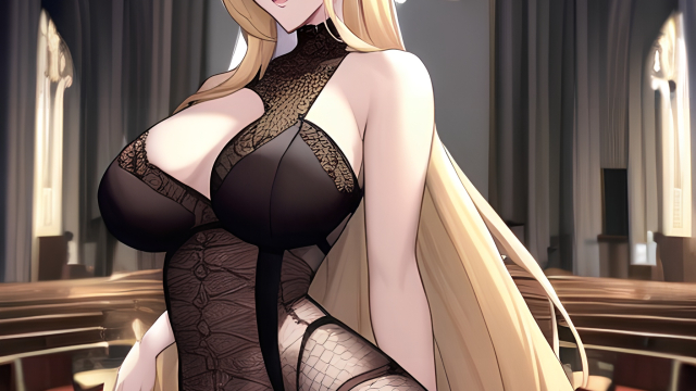 The Temptation of the Nude Fishnet Woman