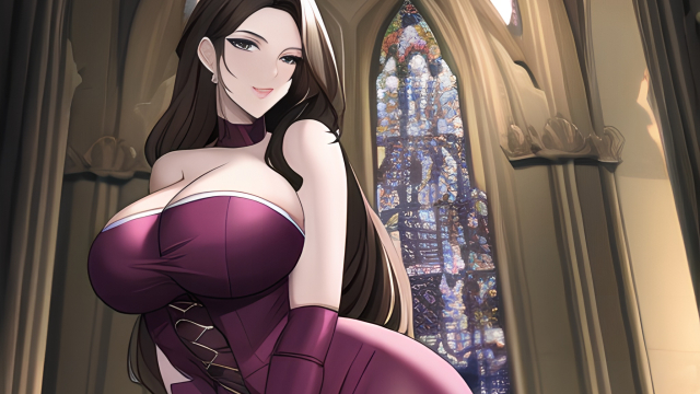 A Sacred Encounter: The Long-Haired Brunette and the Fishnet-Clad Messenger