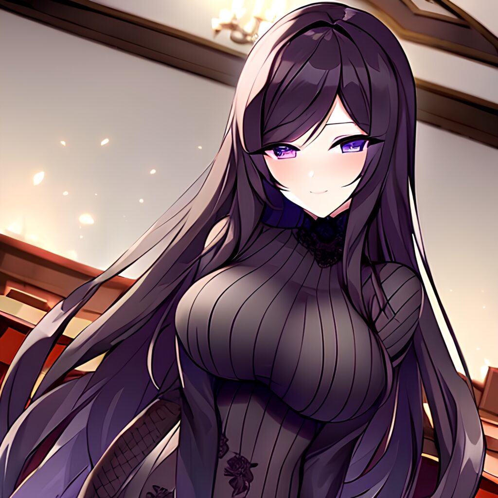 brunette messy hair church fishnet woman long hair 