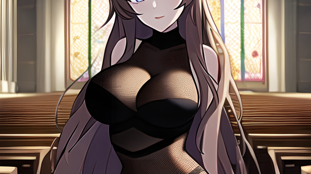 Messy Hair, Long Locks, and Fishnet Stockings