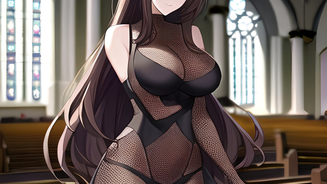 Sinful Rapture in Silk and Fishnet