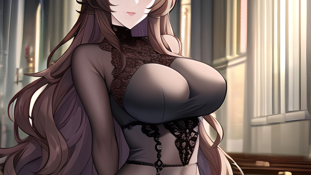 Temptation in the Confessional: A Tale of the Church Fishnet Brunette