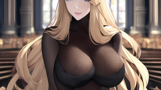 The Fallen Angel in Fishnet Stockings