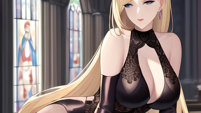 The Temptation of the Blonde Churchgoer