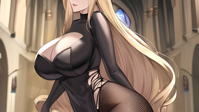 The Temptation of the Blonde Churchgoer