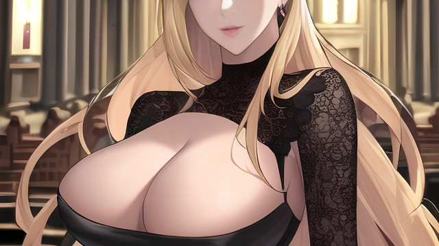 The Temptation of the Blonde Churchgoer