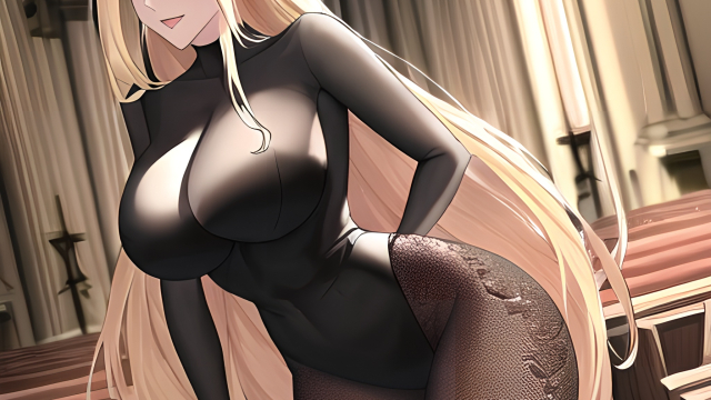 The Temptation of the Blonde Fishnet Siren