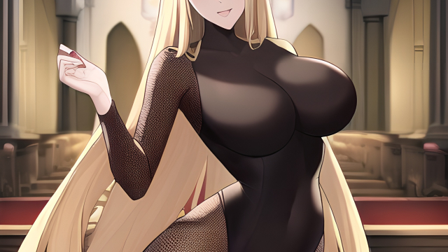 The Temptation of the Blonde Fishnet Siren