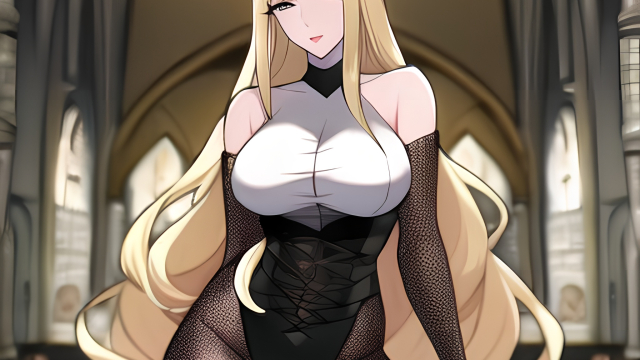 The Temptation of the Blonde Fishnet-Clad Churchgoer