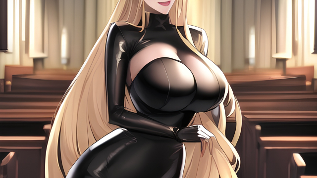 The Temptation of the Blonde Fishnet-Clad Priestess