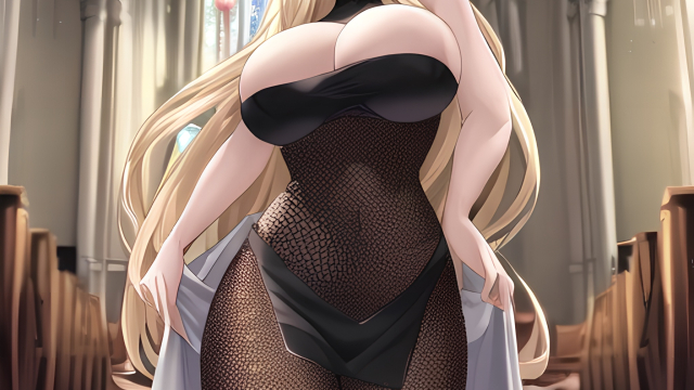 The Temptation of the Blonde Fishnet-Clad Siren