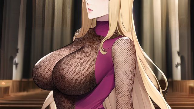 The Temptation of the Blonde in Fishnet