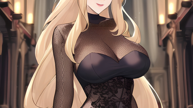 The Temptation of the Blonde in Fishnet