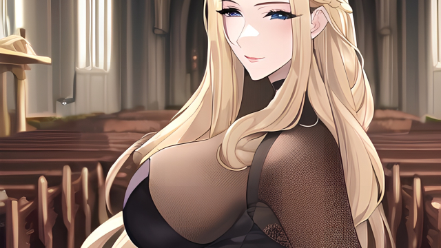 The Temptation of the Blonde in Fishnet