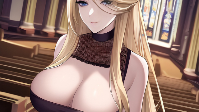 The Temptation of the Blonde in Fishnet