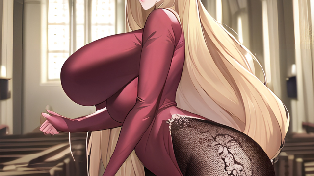 The Temptation of the Blonde in Fishnet