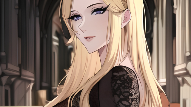 The Temptation of the Blonde in Fishnet