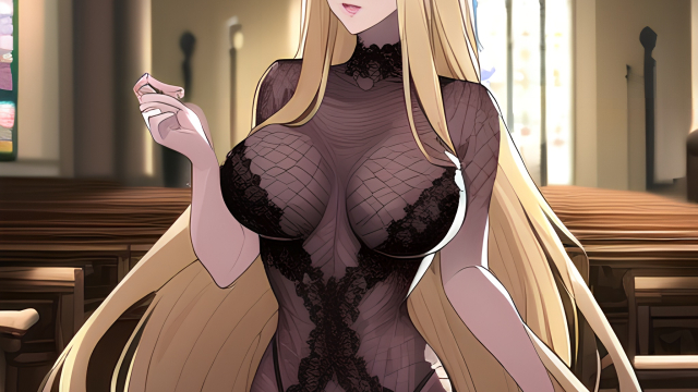 The Temptation of the Blonde in Fishnet