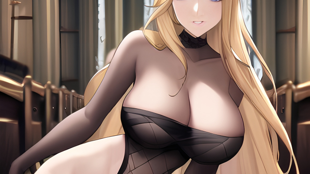 The Temptation of the Blonde in Fishnets