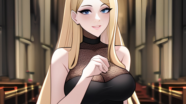 The Temptation of the Blonde in Fishnets