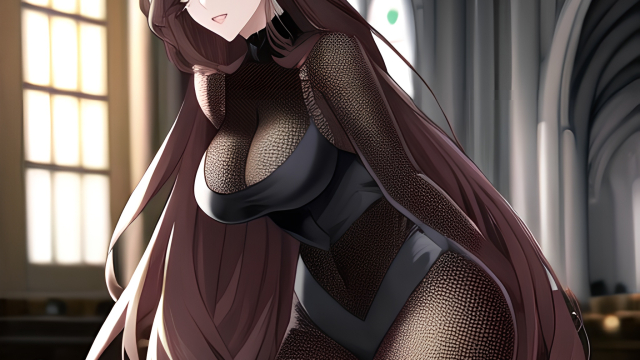 The Temptation of the Brunette in Fishnets