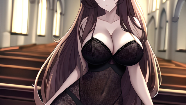 Messy Hair and Fishnets in the House of the Lord